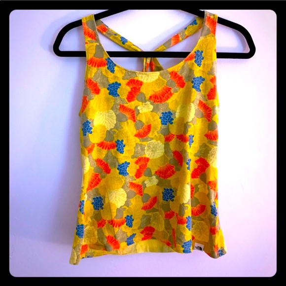 The North Face Floral Racerback Workout Tank M - Picture 1 of 7